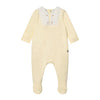 Unisex Pale Yellow Babygrow