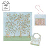 Blue In Bloom Swaddle & Bib Gift Set