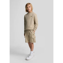 Load image into Gallery viewer, Beige Cargo Sweat Shorts