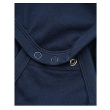Load image into Gallery viewer, Babies Navy Polo Bodysuit