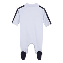 Load image into Gallery viewer, Pale Blue Polo Babygrow