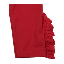 Load image into Gallery viewer, Red &amp; Ivory Jewellery Box Legging Set