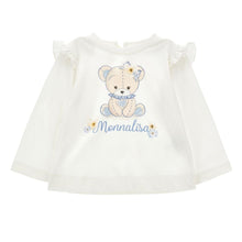 Load image into Gallery viewer, Babies Blue Teddy &amp; Floral Skirt Set