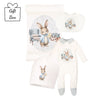 Ivory Velour "Damaso" Rabbit Set