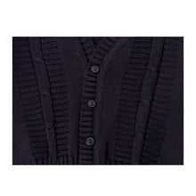 Load image into Gallery viewer, Boys Navy Cable Knit Cardigan