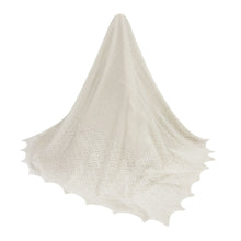 Load image into Gallery viewer, Ivory Knitted Shawl