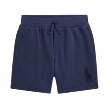 Load image into Gallery viewer, Navy Tonal Big Pony Hoodie &amp; Shorts Set