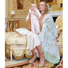 Load image into Gallery viewer, Blue In Bloom Swaddle