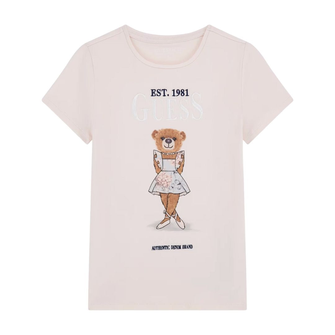 Pale Pink Teddy T-Shirt