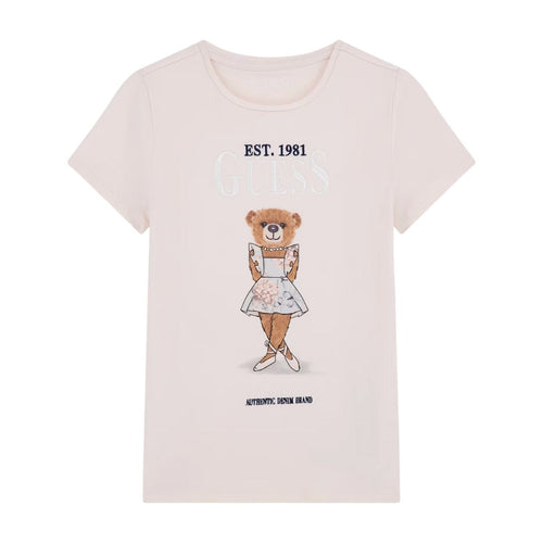 Pale Pink Teddy T-Shirt
