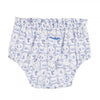 Blue & White Tile Print Dress & Knickers