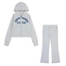 Load image into Gallery viewer, Girls Grey Flared Tracksuit
