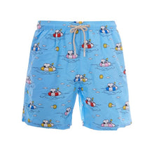 Load image into Gallery viewer, Blue Snoopy Chill Yacht Swim Shorts