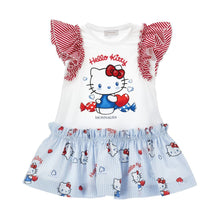Load image into Gallery viewer, PRE ORDER - Blue &amp; White Hello Kitty Dress