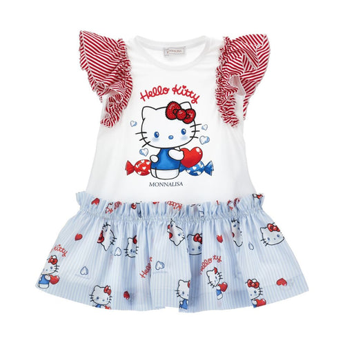 PRE ORDER - Blue & White Hello Kitty Dress