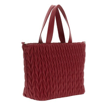 Load image into Gallery viewer, Dark Red Quilted Handbag