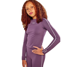 Load image into Gallery viewer, Plum LS Top &amp; Leggings Set