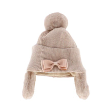 Load image into Gallery viewer, Babies Beige &quot;Bianca&quot; Beanie Hat