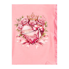 Load image into Gallery viewer, Pink Heart &amp; Roses Legging Set