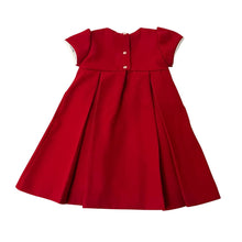 Load image into Gallery viewer, Red Embroidered Pleat Dress, Coat &amp; Hat