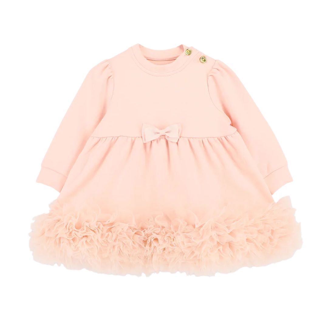 Babies Pink Tulle Trimmed 