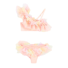 Load image into Gallery viewer, Pink Rainbow Frill Bikini