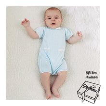 Load image into Gallery viewer, Blue Knitted Romper