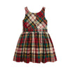 Girls Red Tartan Dress