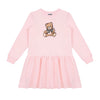 Pink Teddy & Sequin Bow Dress