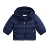 Baby Boys Navy Hooded Down Jacket