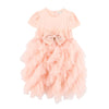 Peach 'Mille Feuille' Dress
