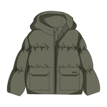 Load image into Gallery viewer, PRE ORDER - Baby Boys Khaki Puffer Jacket