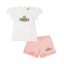 Load image into Gallery viewer, Baby Girls Pale Pink Shorts Set