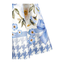 Load image into Gallery viewer, Babies Blue Teddy &amp; Floral Skirt Set