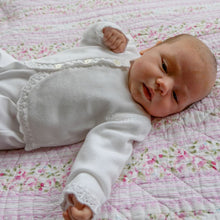 Load image into Gallery viewer, White Knitted Cardigan