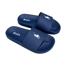 Load image into Gallery viewer, Navy Blue Pony Logo Sliders
