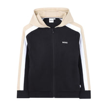 Load image into Gallery viewer, Black &amp; Beige Hoodie Tracksuit