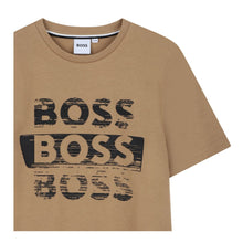 Load image into Gallery viewer, Tan Triple Logo T-Shirt
