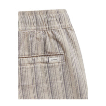 Load image into Gallery viewer, Beige Striped Linen Mix Shorts