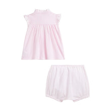Load image into Gallery viewer, Pale Pink Striped Top &amp; Bloomers Set