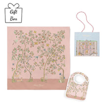 Load image into Gallery viewer, Pink In Bloom Swaddle &amp; Bib Gift Set