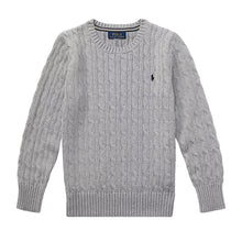 Load image into Gallery viewer, PRE ORDER - Grey Cable Knit Jumper