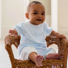 Load image into Gallery viewer, Blue Knitted Shorts Set