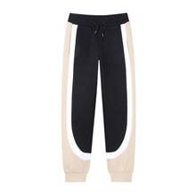 Load image into Gallery viewer, Black &amp; Beige Hoodie Tracksuit