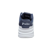 Load image into Gallery viewer, White &amp; Navy "Heritage Court" Trainers