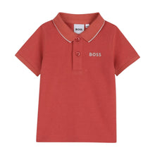 Load image into Gallery viewer, Babies Raspberry Red Polo Shirt