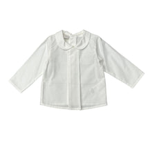 Load image into Gallery viewer, Boys Ivory Polka Dot Shirt