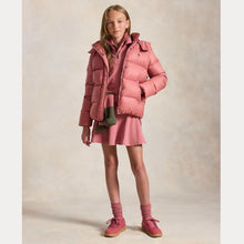 Load image into Gallery viewer, PRE ORDER - Girls Pink Hooded Down Jacket