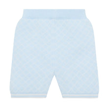 Load image into Gallery viewer, Blue Knitted Shorts Set