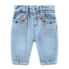 Load image into Gallery viewer, Babies Embroidered Floral Jeans